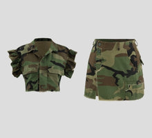 Load image into Gallery viewer, Camo Skirt
