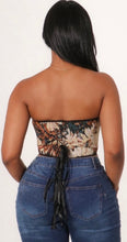 Load image into Gallery viewer, Floral corset
