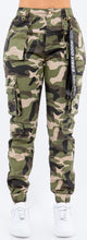 Load image into Gallery viewer, Camo Vibes Cargos
