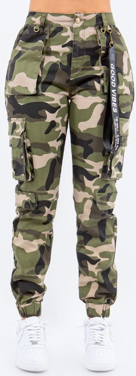 Camo Vibes Cargos