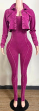 Load image into Gallery viewer, Jumpsuit Jacket Set
