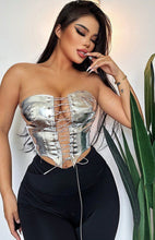 Load image into Gallery viewer, Silver Corset
