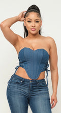Load image into Gallery viewer, Denim Corset
