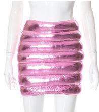 Load image into Gallery viewer, Metallic Puffer Skirt
